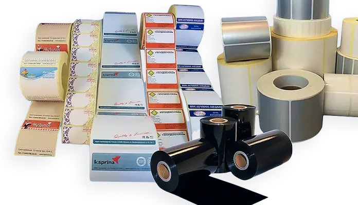 Термотрансферные термоэтикетки риббон